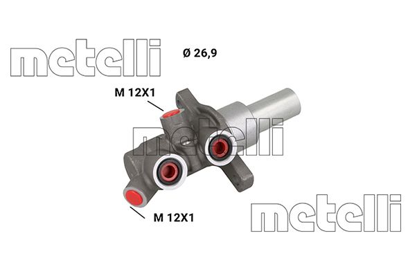 METELLİ 05-1254 | Fren Ana Merkezi Mercedes C Class W205