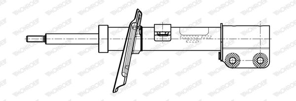 MONROE G7988 | Amortisör Ön Clio.V 1.5 DCI