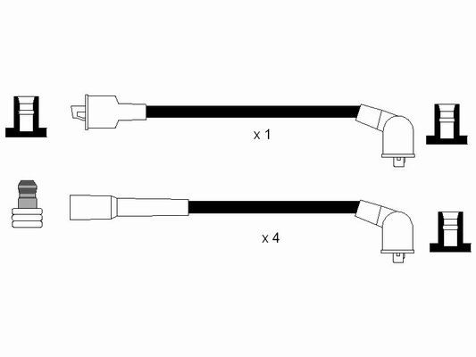 NGK 0900 | Ateşleme Kablosu Seti