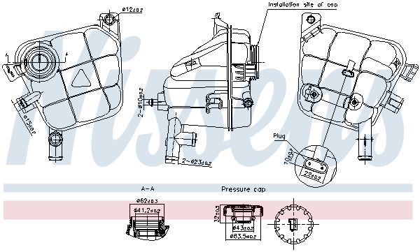 NISSENS 996207 | Radyatör Genleşme Kabı Mercedes X166-W166-C292