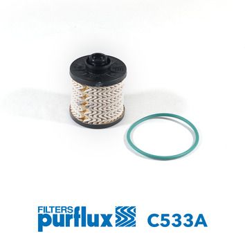 PURFLUX C533A | Mazot Filtresi 14-Pt.208-301-308-508-2008-3008-5008-C3-C4-C5-Ds3-Prt-Brl-Exp-Jmp 1.6-2.0Hdi Euro6