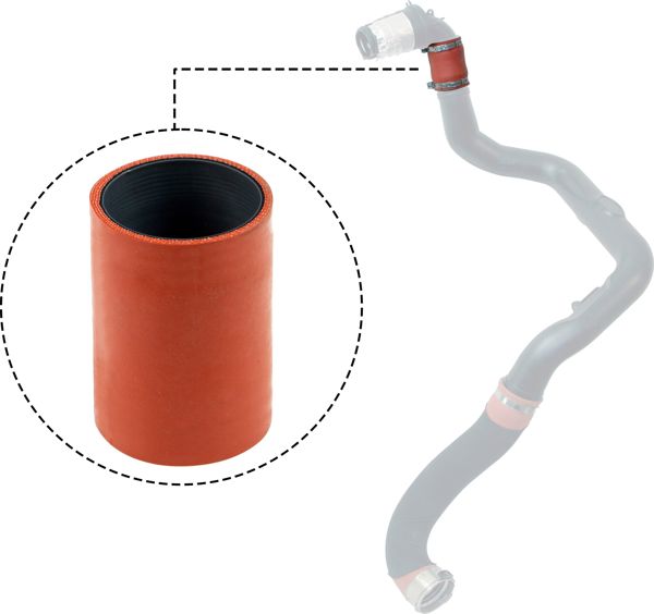 RAPRO 12754 | Turbo Hortumu 13-Master.III 2.3Dci Küçük-Silikon