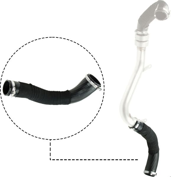 RAPRO 16287 | Turbo Hortumu (Büyük) Ford Focus III 2.0 11- >