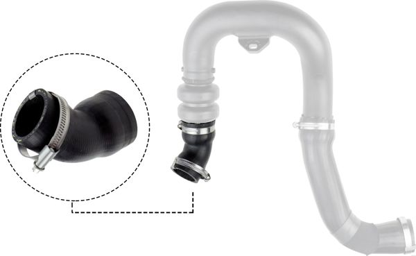 RAPRO 16433 | Turbo Hortumu (Küçük) Ford Ranger 3.2 TDCI