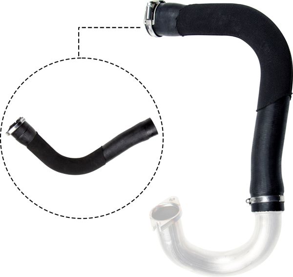 RAPRO 18566 | Turbo Emme Giriş Hortumu Opel Astra H / Zafira B 1.7Dtj / Dtr