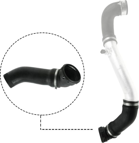 RAPRO R19349 | Turbo Hortumu Üst, X3 / E83 Lci / M47n2