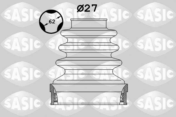 SASIC 1900014 | Aks Körüğü İç 206 / C2 C3 27×62
