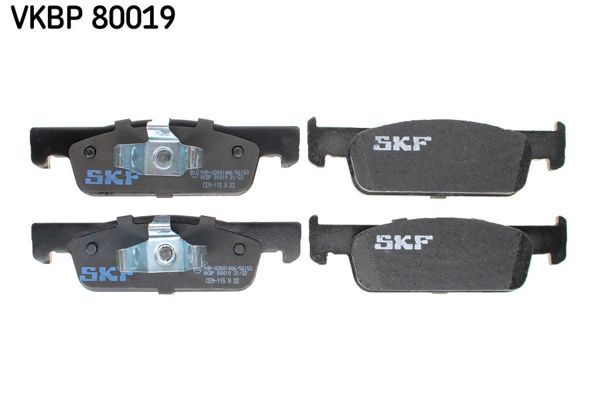 SKF VKBP80019 | Ön Fren Balatası (Tk) Clio IV 12 > Logan II 12 > Sandero II 12 > Symbol II 08 > Ince Tip