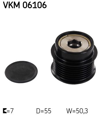 SKF VKM06106 | Alternatör Kasnağı