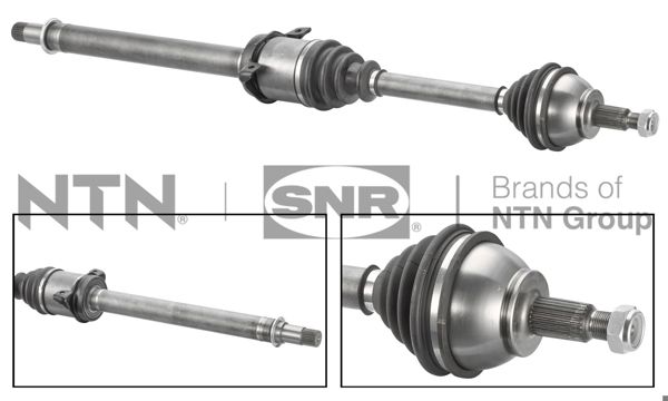 SNR DK51006 | Aks Ön Sağ 05-A-Seri (W169) B-Seri (W245) 987mm