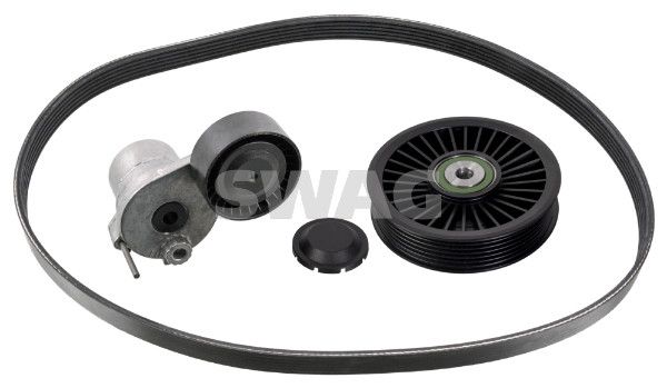 SWAG 33104395 | Gergi Kütüğü Set (Mercedes 270-274-264 / 205-213-238-Glc253-Slk172 / Gergi Kütüğü + Rulman + Kayış)