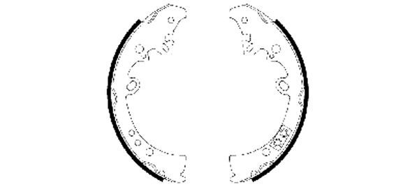 TEXTAR 91066300 | Fren Papuç Balata Hilux / 2.5 / 3.0 / 4X4 05-Arka