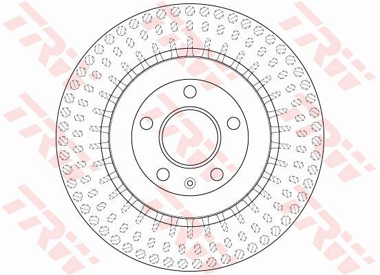 TRW DF6175S | Arka Fren Diski-330X225×112 (VW Touareg 18-Audi A4 08-16 A6 11-18 Q5 09-17) | 1 Adet