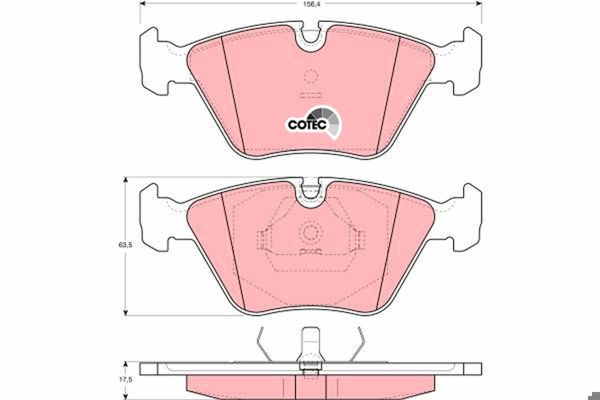 TRW GDB1064 | Fren Balatası Ön
