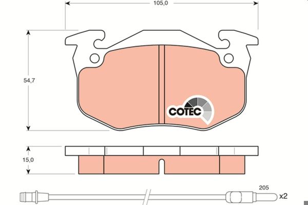 TRW GDB328 | Fren Balata Ön Fişli Clio I Kasa / Egik Arka (S57_) 91-9844927 Express Kasa / Büyük Limuzin (F40_, G40_) 85-981.0 44927 1.0 Super 5 (B / C40_) 84-961.0 (B / C / 400) 1.1 (B / C / 401, B / C40h) 1.1 (B / C / 401) Twingo I (C06_) 93-071.2 (C063, C064) 1.2 (C067) 1.2 (C066, C068) Twingo I Kasa / Egik Arka (S06_) 93-121.2 (S