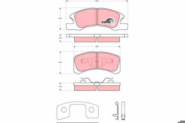 TRW GDB3358 | Fren Balata Ön 04-Coure 1.0