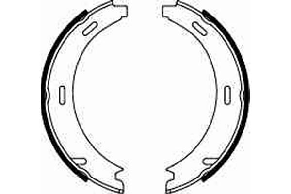 TRW GS8208 | Fren Balatası Arka (Park Frenı Pabucu) W168 97-04 W169 04-12 W245 05-11 Vaneo 414 02-05 W203 00-07 C209 02-09