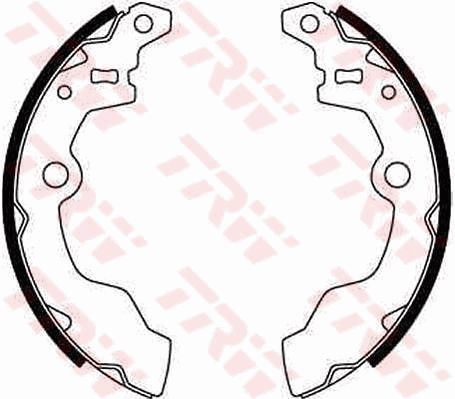 TRW GS8302 | Balata Fren Pabuç Arka-(Suzuki Alto 86 / 00 / Marutı 90 / 00)