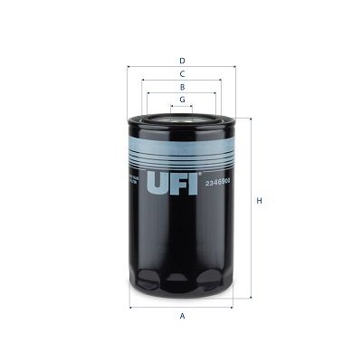 UFI 23.469.00 | Iveco Eurocargo, Eurofiredaf 65Cf,Lf Euro6, Lf45, Lf55 Serileribmc Profesyonel 625