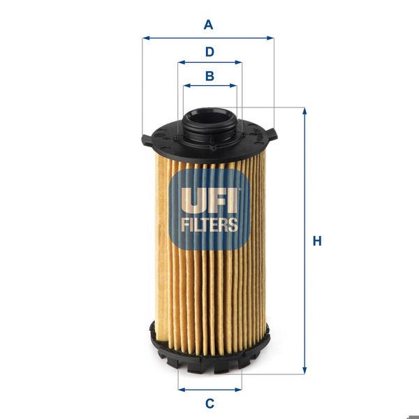 UFI 25.149.00 | Yağ Filtresi 16-Cayman-Boxster **Oe**