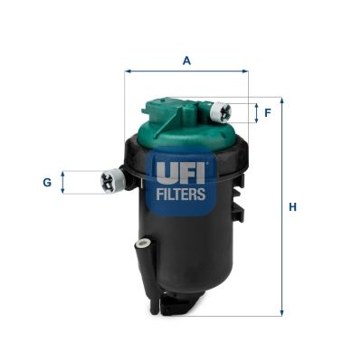 UFI 55.181.00 | Yakıt Filtresi (Fiat Idea 1.3D Multijet 05 -)