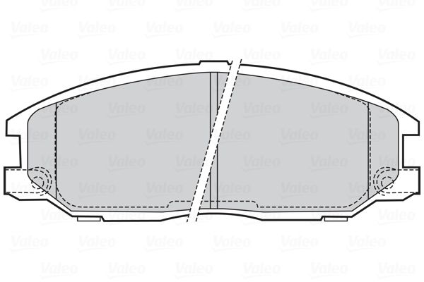 VALEO 301759 | Balata Fren Ön-(Ssangyong Actyon 08 / 12 / Kyron 08 / 12 / Hyundai Santafe 01 / 06) (First)