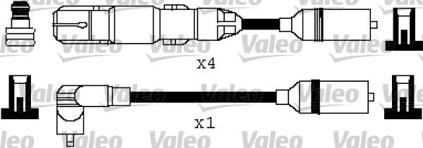 VALEO 346317 | Ateşleme Kablo Tk. VW Polo Classic 8V (95 > 01)