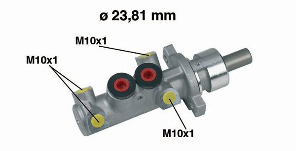 VALEO 402296 | Fren Ana Merkez Partner Berlingo 1.9 P406 Em 2.0 < 00 Abssız Cap:23.80mm