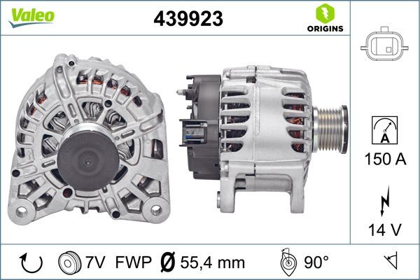 VALEO 439923 | Alternatör Kmp 14-Qashqai-Xtrail
