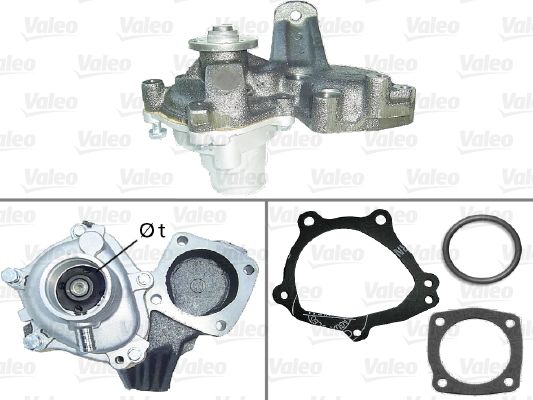 VALEO 506695 | Su Pompası (Fiat Fiorino 1.7 D 88-00 / 1.7 D 97-01)