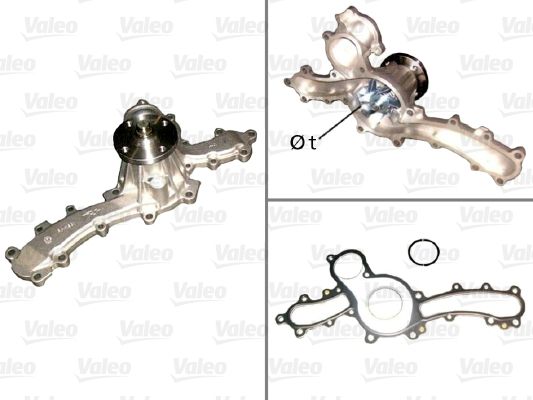 VALEO 506979 | Su Pompası Toyota Land Cruiser Prado (_J12_) 4.0 (Grj120 Grj125)