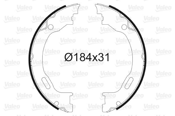 VALEO 564010 | Kampana Balata Mercedes Ml (163)