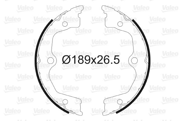 VALEO 564165 | Kampana Balata Honda Accord