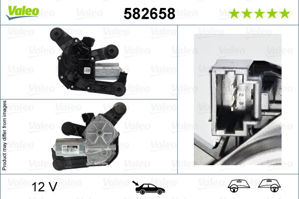 VALEO 582658 | Silecek Motoru Arka Citroen C4 Cactus
