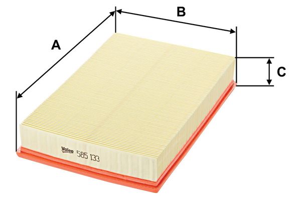 VALEO 585133 | Hava Filtresi Volvo (S60-V70-Xc70) (S80 02-06)