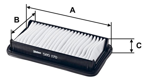 VALEO 585170 | Hava Filtresi (Suzuki Sx4 06 / 11)