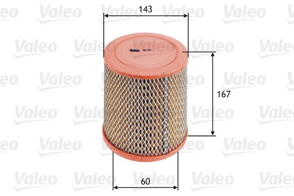 VALEO 585726 | Hava Filtresi (Chrysler Neon II 1.6 / 2.0)