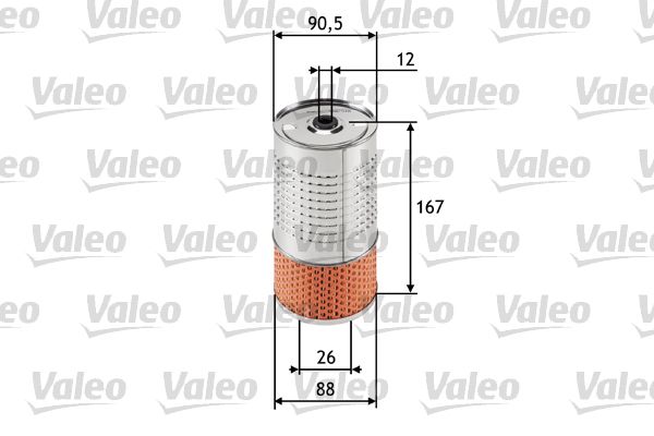 VALEO 586518 | Yağ Filtresi (Mercedes Om601-602-603 C200 / E200 / 190D)