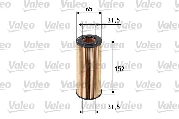 VALEO 586545 | Yağ Filtresi (BMW M57-M57n / E46 E90 E60 E63 E65 X3 E83 X5 E70 X6 E71)