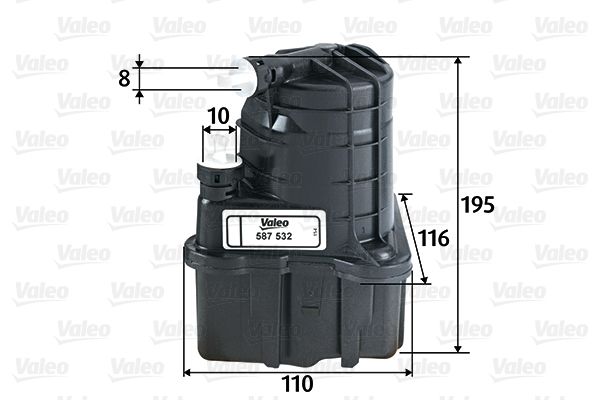 VALEO 587532 | Mazot Filtresi Açık Tip Clio III Modus 1.5 K9k