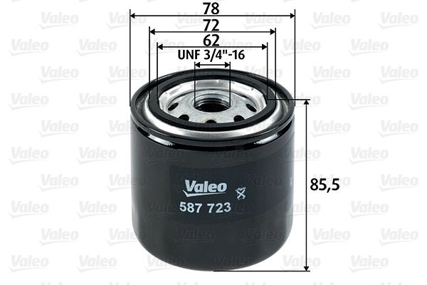 VALEO 587723 | Yakıt Filtresi (Mazot) (Toyota Land Cruiser 4.0 D)
