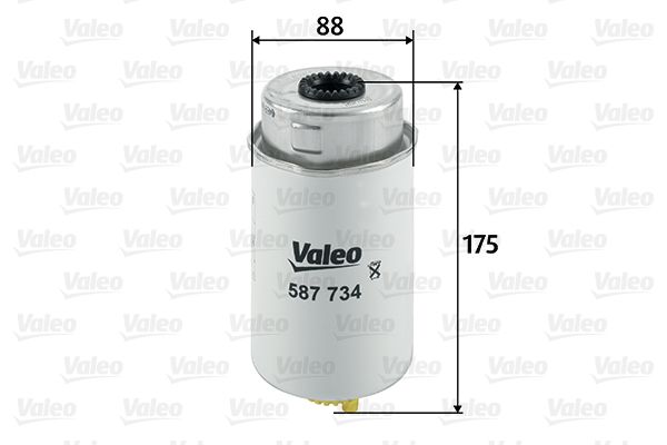 VALEO 587734 | Yakıt Filtresi (Mazot) (Ford Transit 2000-2006 125Hp)