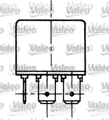 VALEO 643818 | Kubık Role 12V 25A 1Rt Rezistanslı