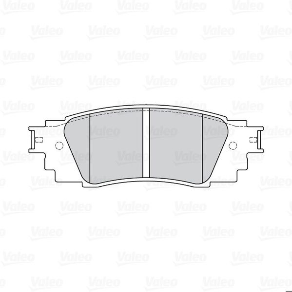 VALEO 670232 | Fren Balata Arka 16-C-Hr 1.2 *4Wd* 1.8Hybrid
