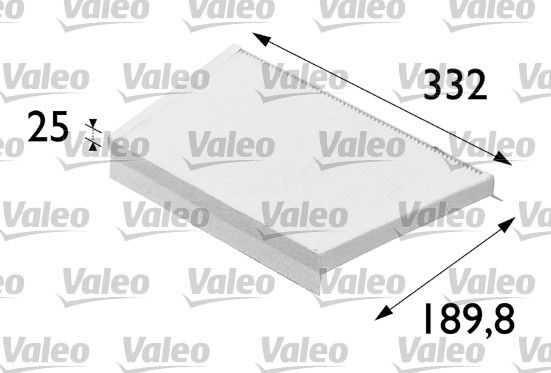 VALEO 698700 | Polen Filtresi Mercedes W203 02 > 07 Cl203 02 > 08 S203 01 > 07 C209 02 > 09 A209 02 > 10