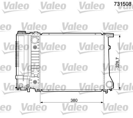 VALEO 731508 | Radyatör BMW E30 / E36