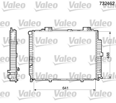 VALEO 732462 | Radyatör Mercedes Seri 210