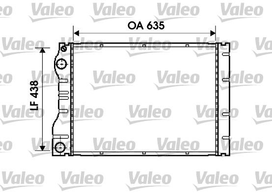 VALEO 734828 | Radyatör Renault Avantıme / Espace III
