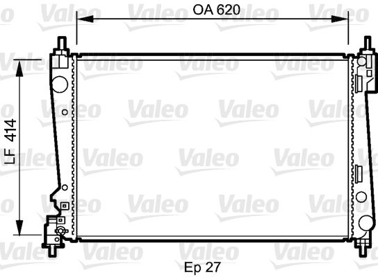 VALEO 735041 | Radyatör Opel Corsa D Z13dth / Dte / A13dte
