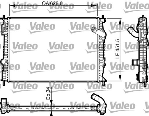 VALEO 735461 | Radyatör Nissan Quashqaı